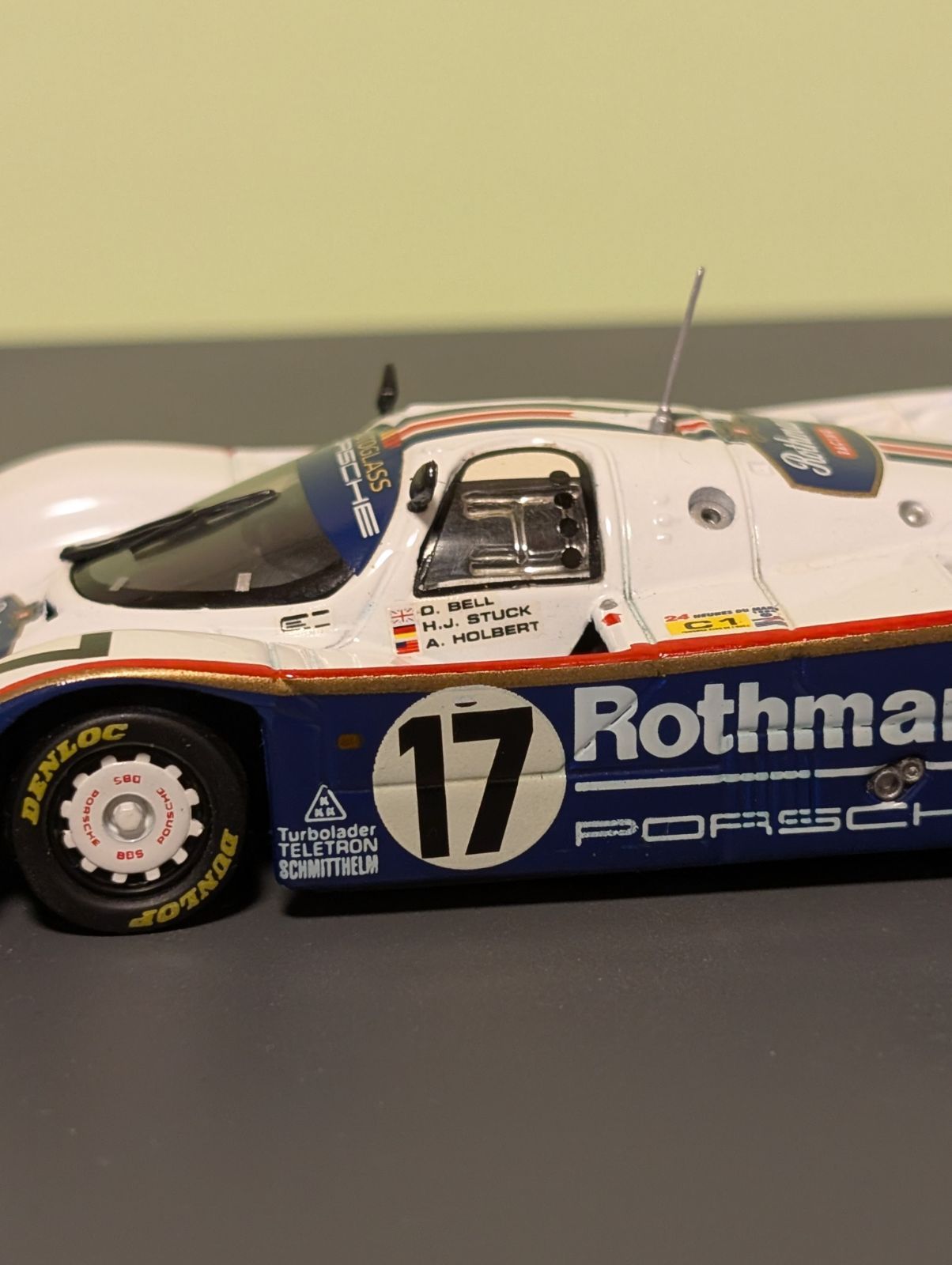 最後のル・マン優勝！ 1/43 カルツォ ロスマンズポルシェ962C - メルカリ