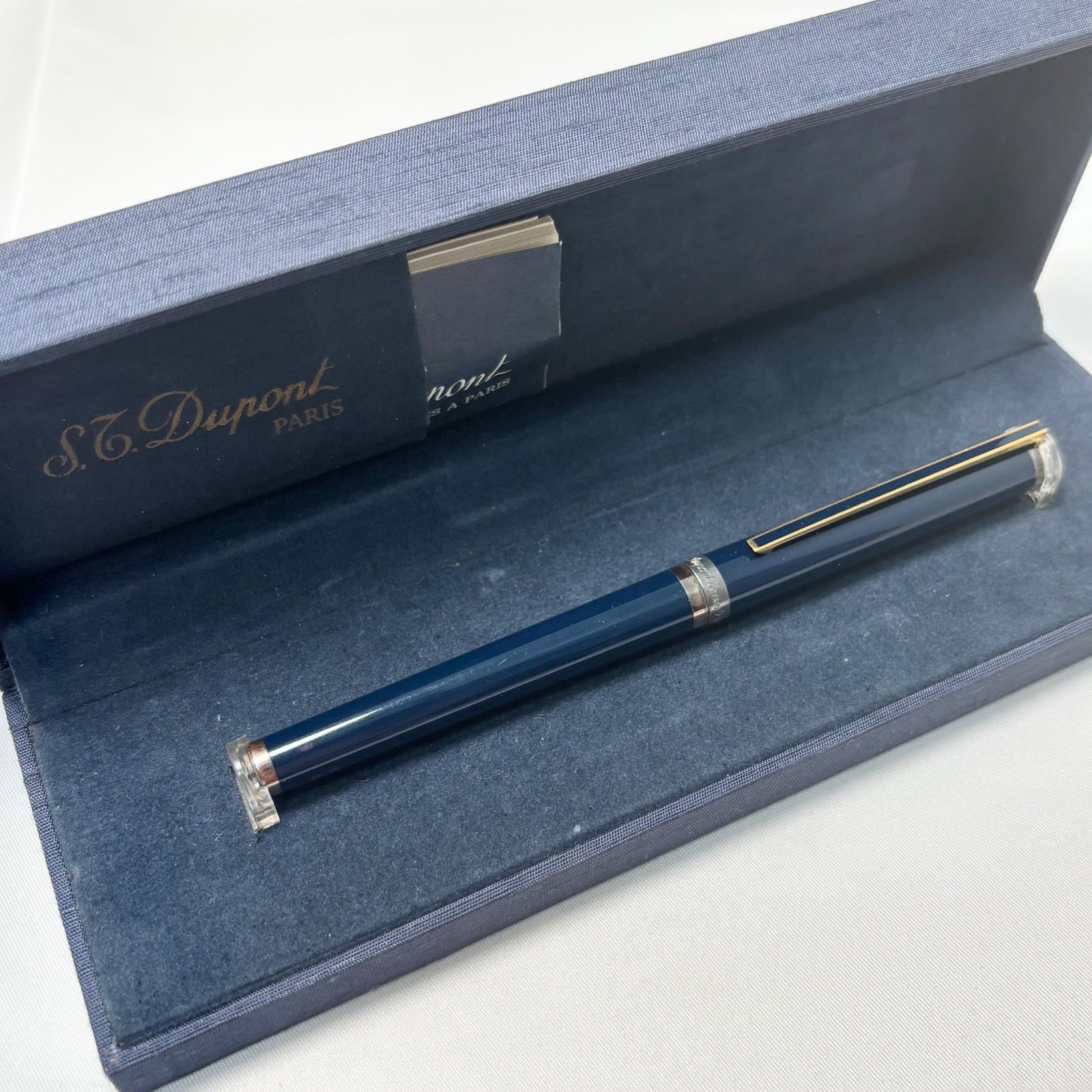 送料無料】S.T.Dupont/エステーデュポン/万年筆/都彭/ネイビー