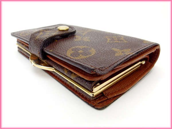 ルイヴィトン がま口財布 二つ折り ポルトモネ ビエヴィエノワ