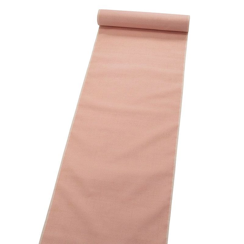 【最終値下げ新品】★反物　結城紬　正絹　未使用 訳あり品/反物・未仕立て】いしげ結城紬（ピンク無地）/反物