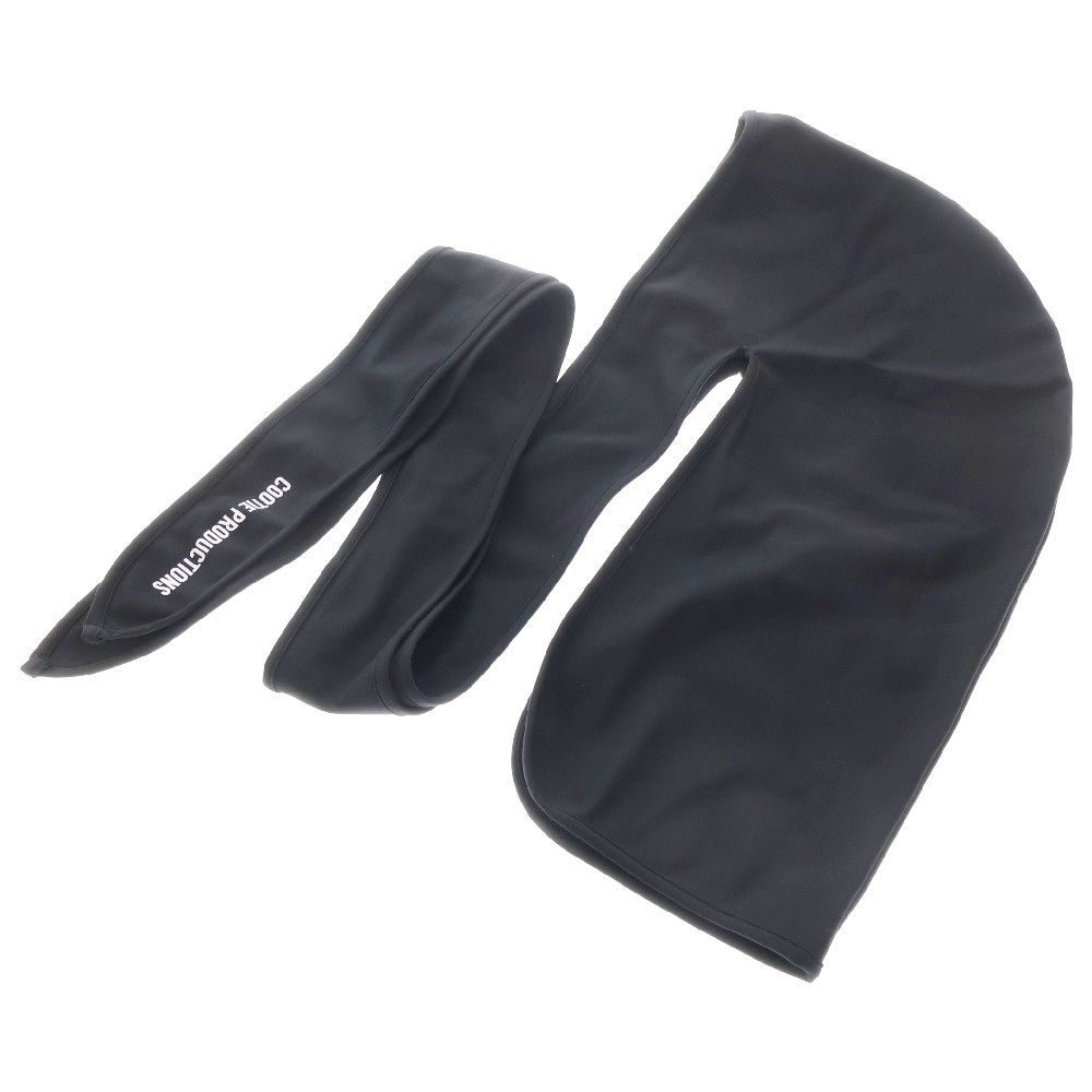 COOTIE PRODUCTIONS (クーティー プロダクションズ) 24AW Nylon Tricot Du-Rag ナイロン トリコット ロゴプリント ドゥーラグ キャップ 帽子 ブラック CTE-24A516