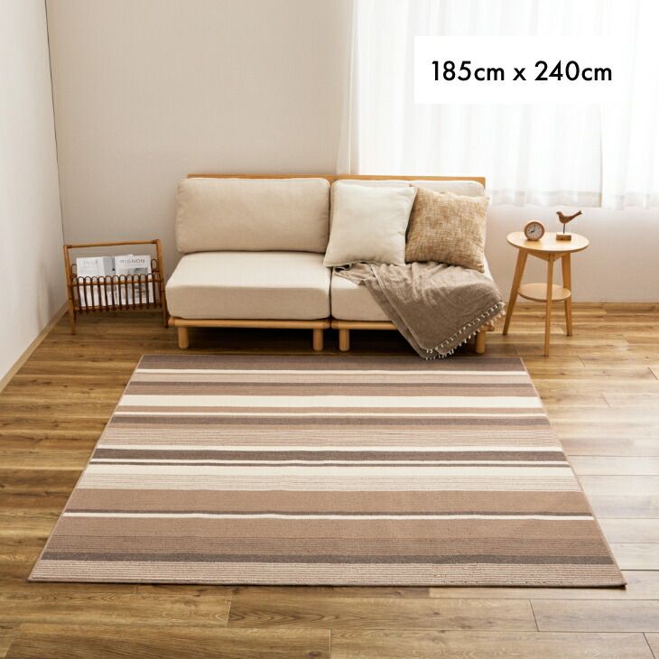 ショップ ラグ 洗える 軽量 速乾 185×240cm 抗菌 防臭 ホットカーペット対応 床暖房対応 ラグマット カーペット 絨毯 リビング 子ども部屋 日本製