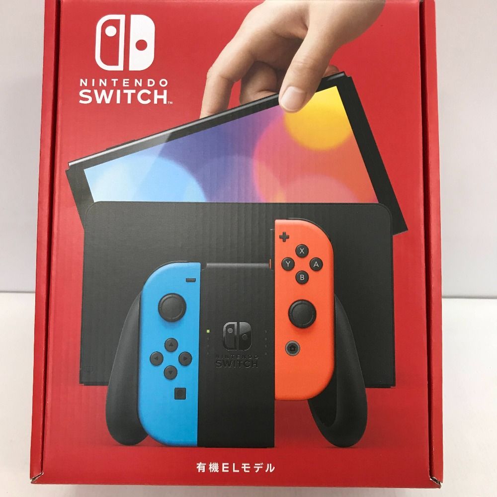 05w07983 未使用品 NintendoSwitch ニンテンドースイッチ 有機ELモデル 本体 Joy-Con(L) ネオンブルー/(R) ネオンレッド  ゲームハード  Nintendo Switch  【中古品】