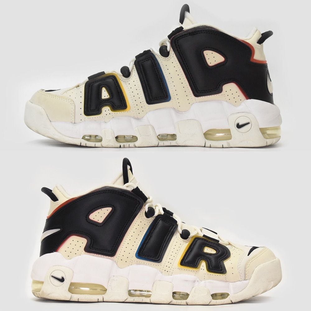 NIKE AIR MORE UPTEMPO 96 TRADING CARDS ナイキ エア モアアップテンポ 96 ホワイト マルチカラー トレーディングカード モアテン DM1297 100 メンズ 27cm