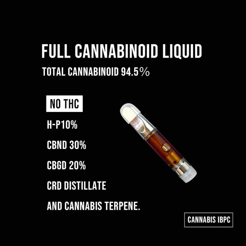 【CRD-P 15%×5本 Full Cannabinoid Liquid】 CRDPリキッド×5本/airis510バッテリー×5本/CBNジョイント10本