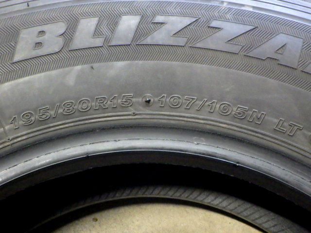 SP726 F◆ ◆ 製造 約8部山◆BS BLIZZAK VL10◆195 80R15 107 105NLT◆4本