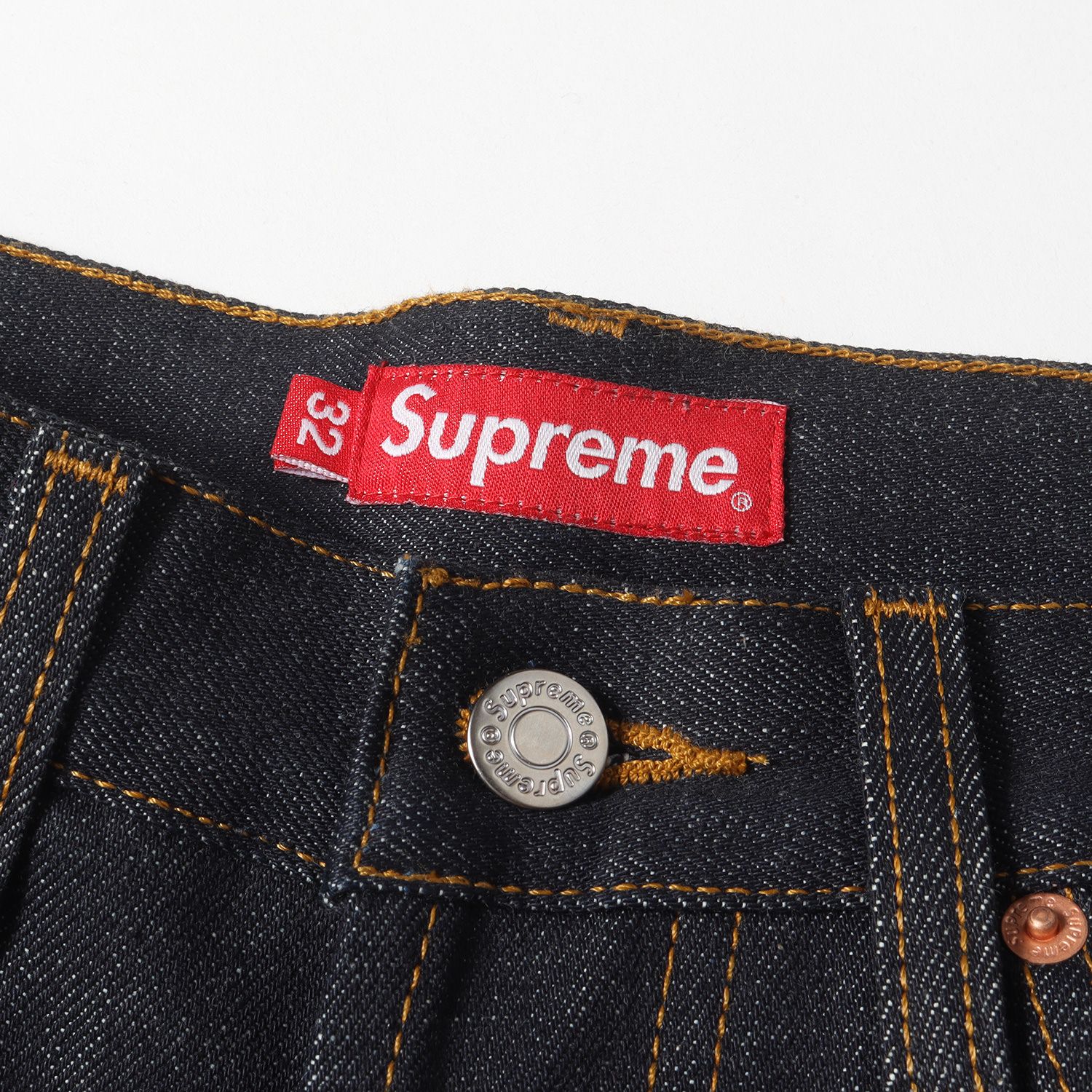 新品 Supreme シュプリーム パンツ サイズ:32 リジッド スリム デニムパンツ Rigid Slim Jean インディゴ ボトムス ジーンズ  ジーパン【メンズ】 - メルカリ