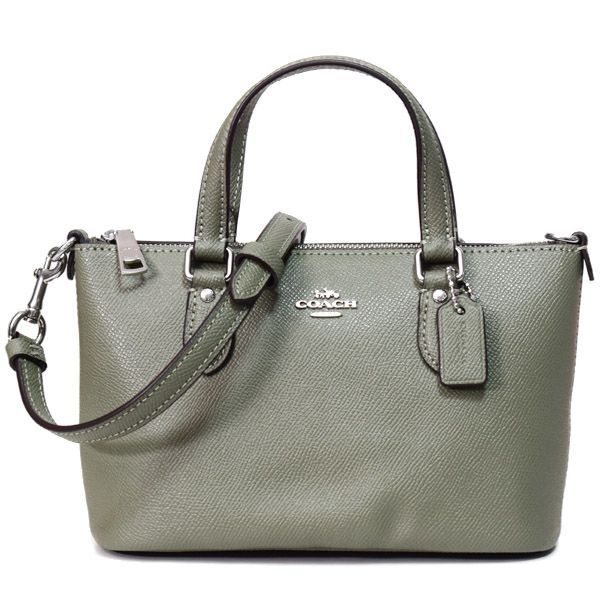 コーチ バッグ COACH クロスグレインレザー ミニ ギャラリー 2WAY 