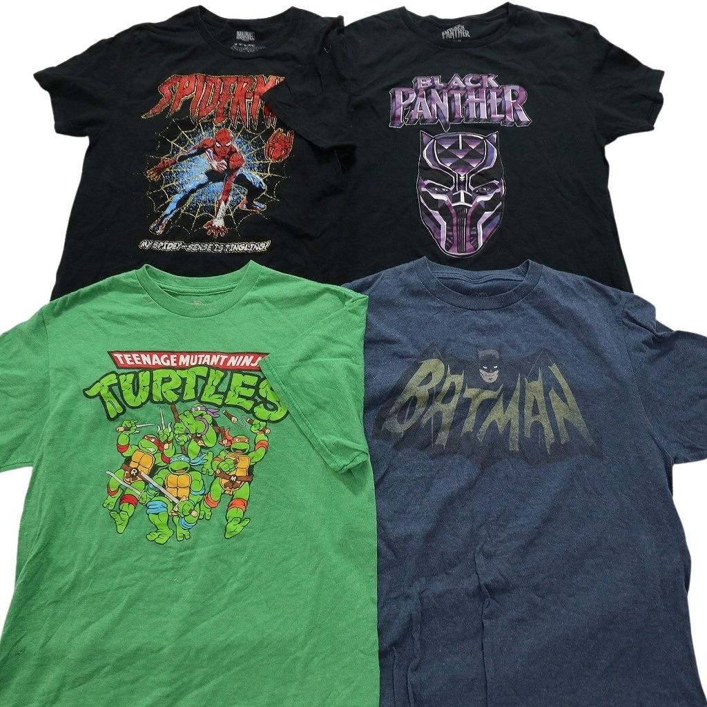 マーベル　DC まとめうり 古着卸 まとめ売り マーベル DCコミック 半袖Tシャツ 16枚セット