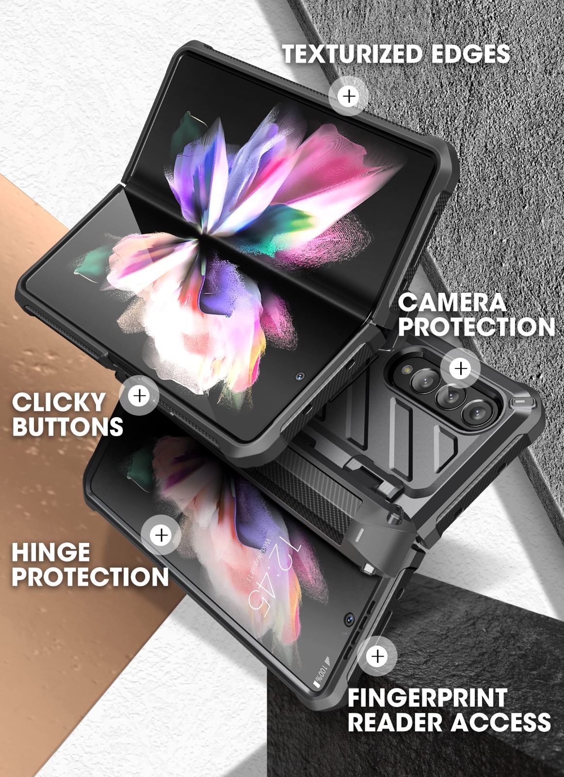 数量 シリーズ UBPro ケース ケース 保護 防塵 耐衝撃 ペン収納 スタンド機能 保護フィルム付き 米軍MIL規格取得 全面保護 SCG11 SC-55B 2021 5G 3 F Z Galaxy SUPCASE