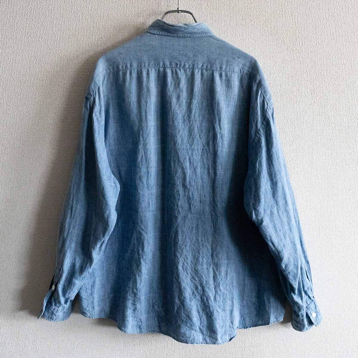 美品】 PORTER CLASSIC 【ROLL UP LINEN SHIRTS】M リネン