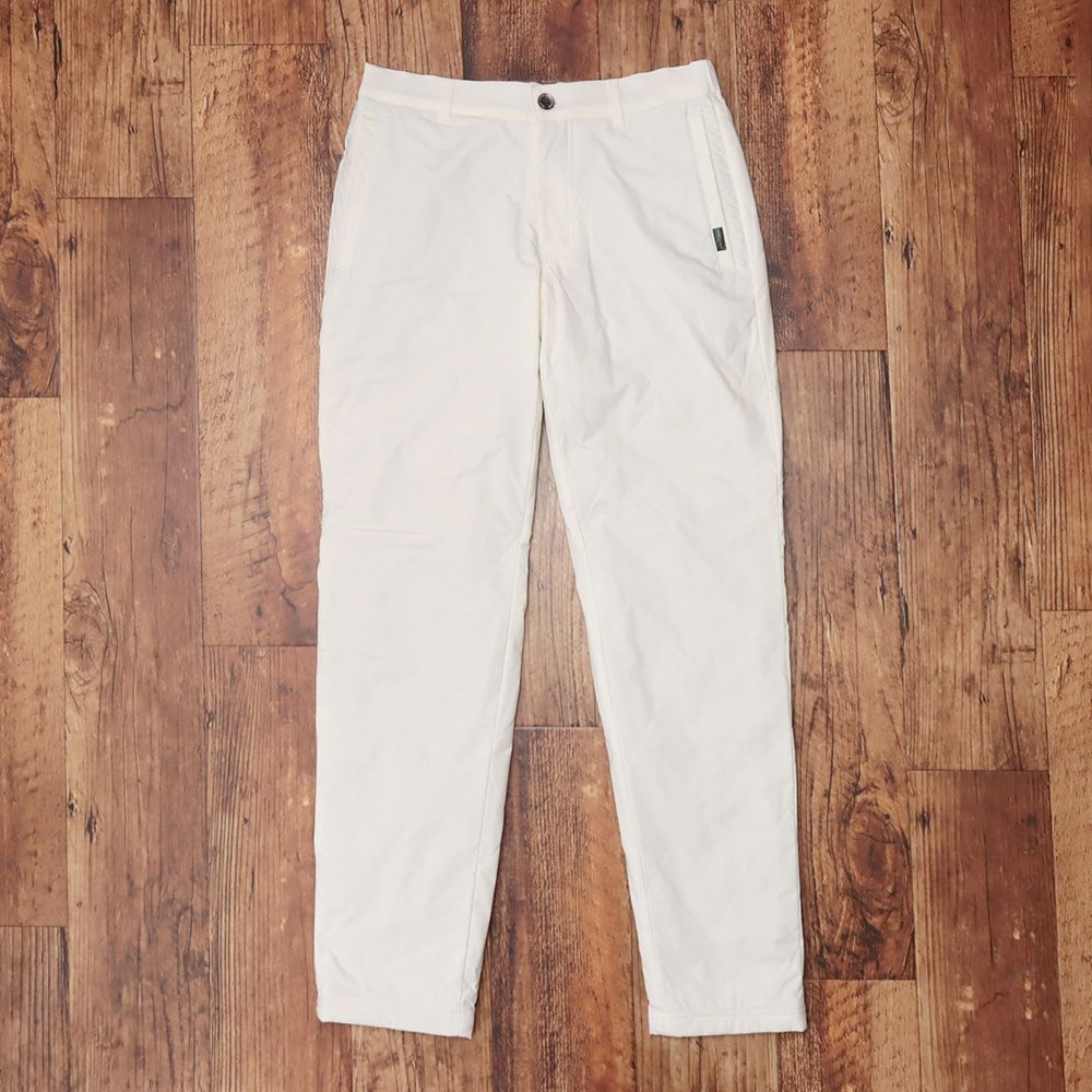 秋冬 Heal Creek 48 M サイズ 中綿キルトパンツ 001-79113 ストレッチ 撥水 保温 防寒 ゴルフ 30代 40代 50代 メンズ ヒールクリーク アイボリー mc180