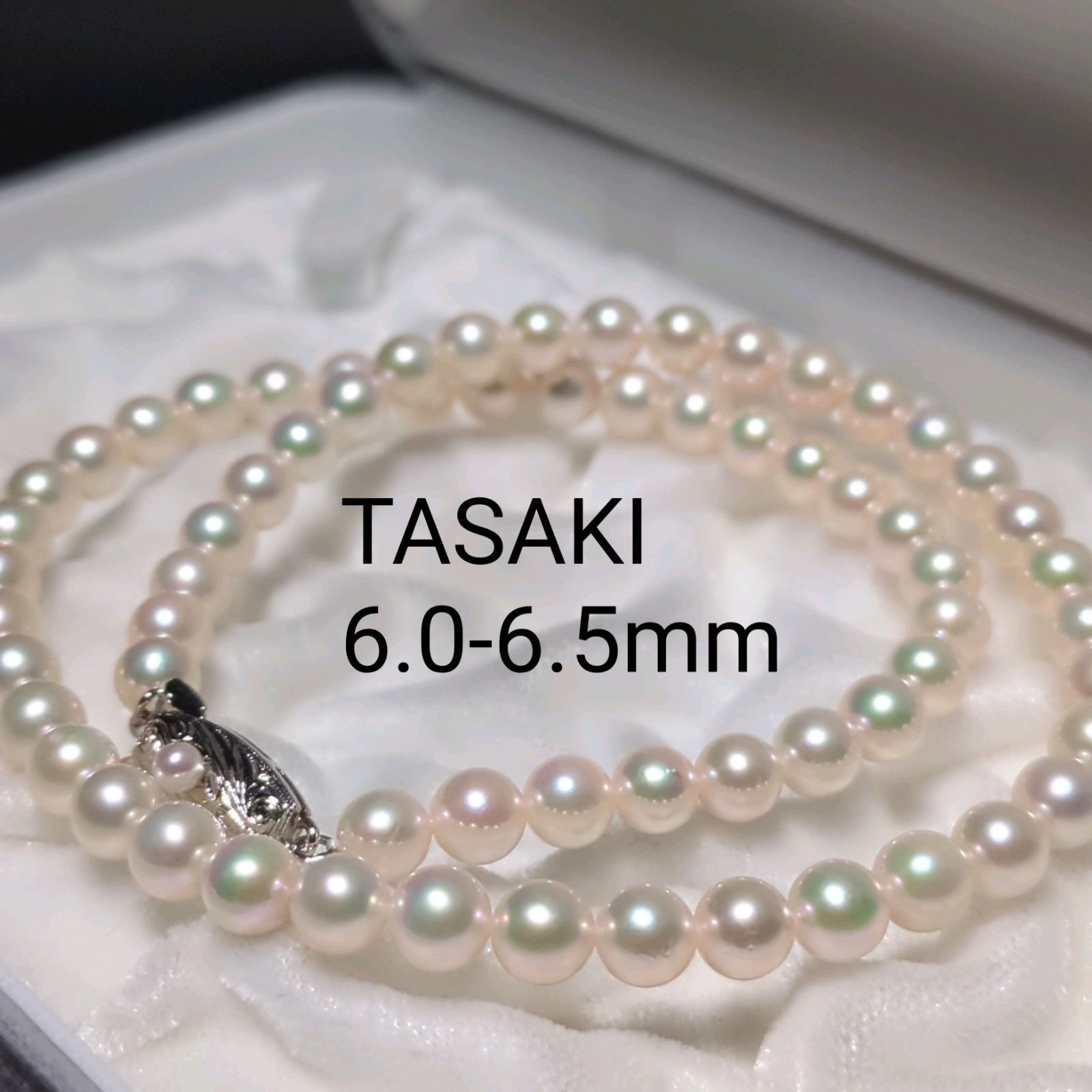 TASAKI】あこや真珠 ネックレス 約6.0-6.5mm 372 - メルカリ