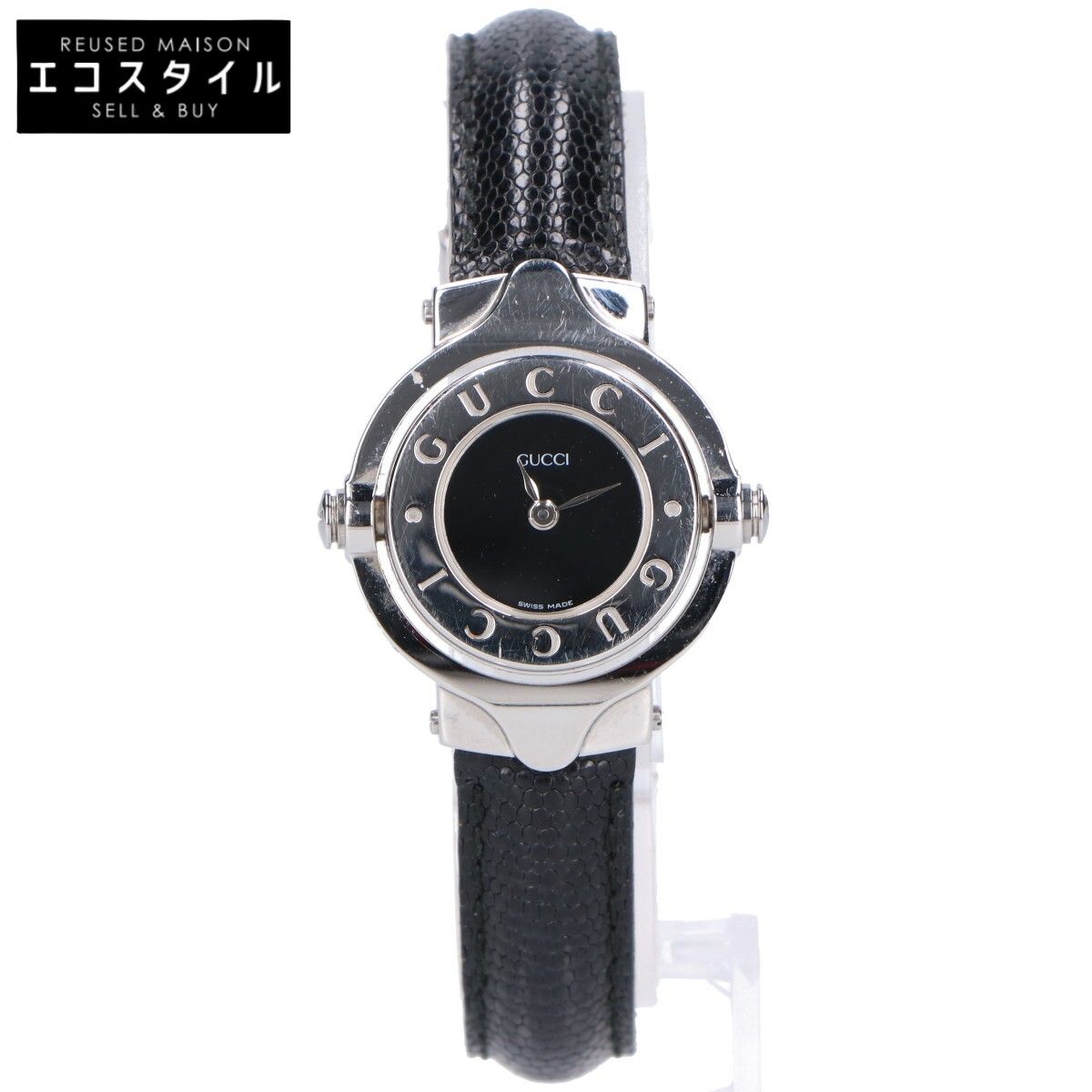 GUCCI グッチ GQ6600QZ リバーシブル クオーツ バングルウォッチ