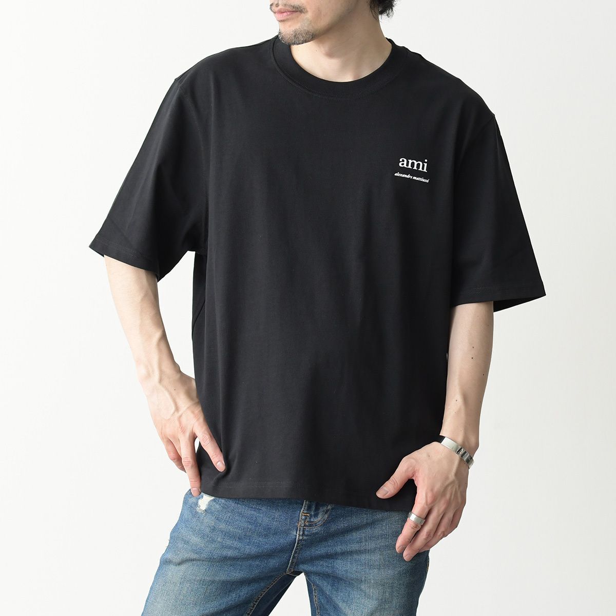 AMI PARIS ヘビージャージー Tシャツ