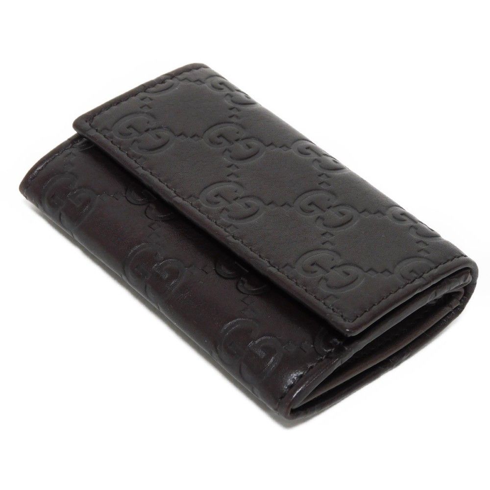 GUCCI カード・コインケース GUCCI グッチ グッチシマ コインパース スナップボタン マチ付き