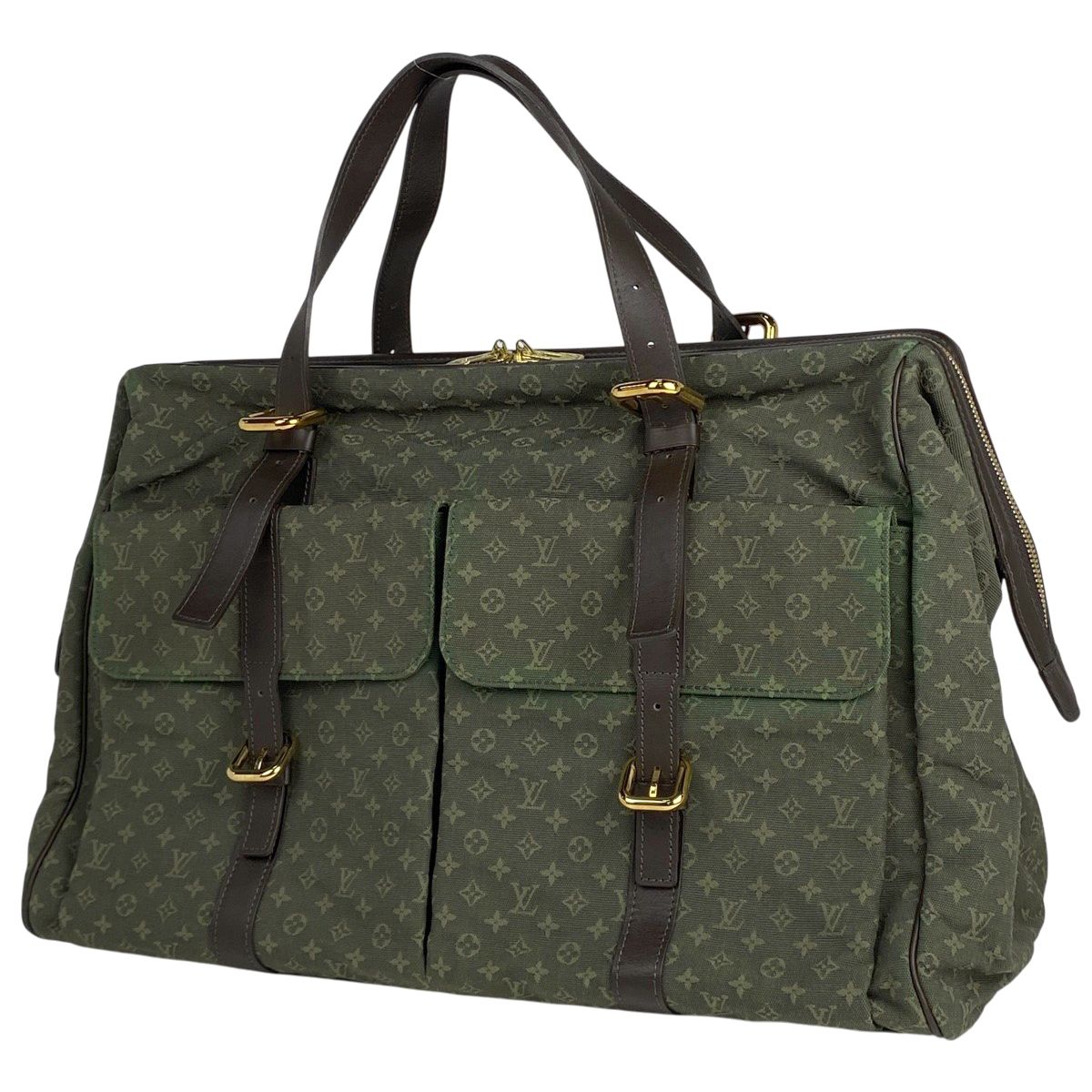 ルイ ヴィトン Louis Vuitton ルイーズ 旅行 ハンドバッグ ボストンバッグ モノグラムミニ TSTカーキ M42322 レディース