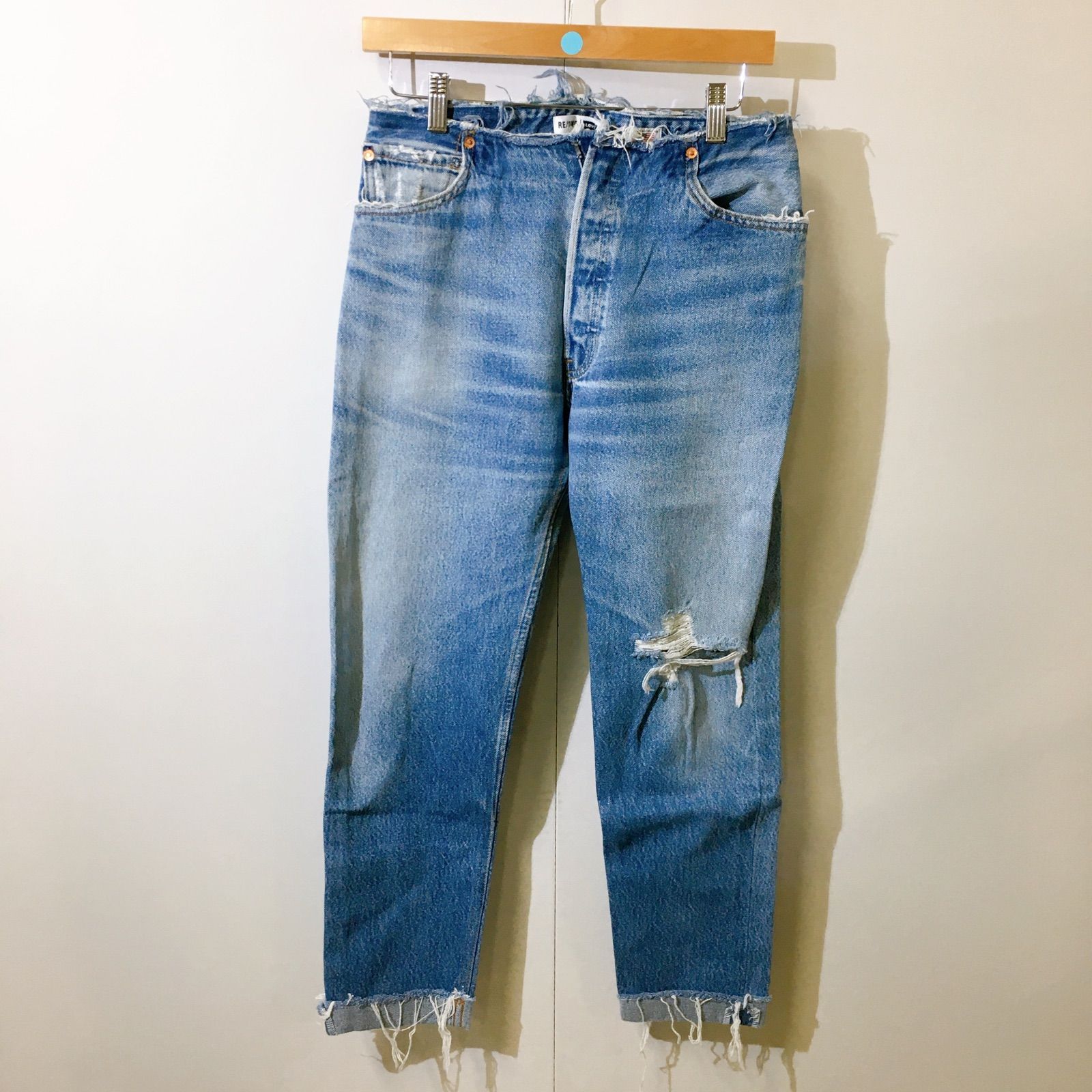RE DONE × Levi's コラボデニム 26インチ ダメージ denim jeans - メルカリ