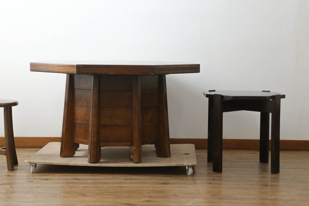 ☆事前問合せ必須☆ 星野民芸 星野民藝 八角炉 サイドテーブル