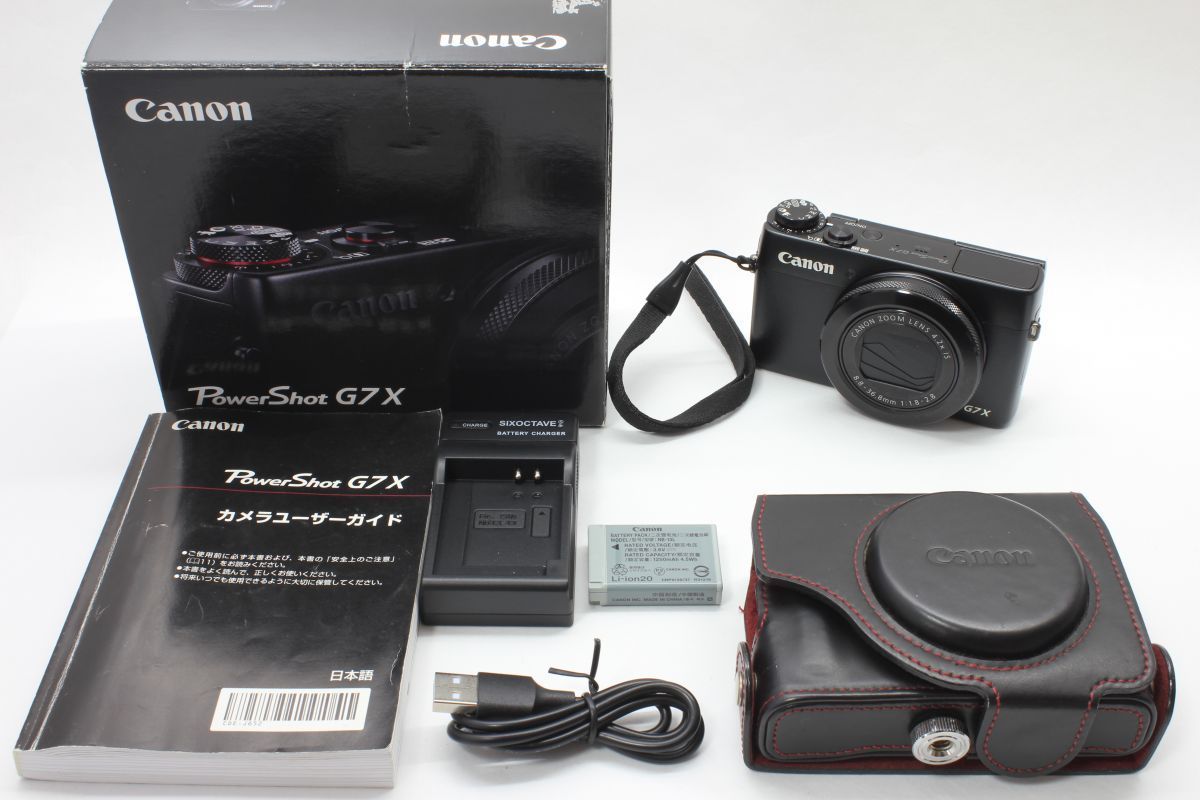 Canon G7X キャノン 純正充電器、バッテリー稼働品ですがジャンク扱い Canon G7X キャノン 純正充電器、バッテリー稼働品ですが