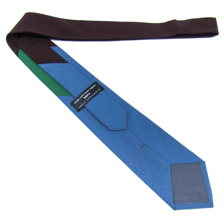 ヨウジヤマモト ブランド ネクタイ JR東海 無地 ウール 日本製 PO