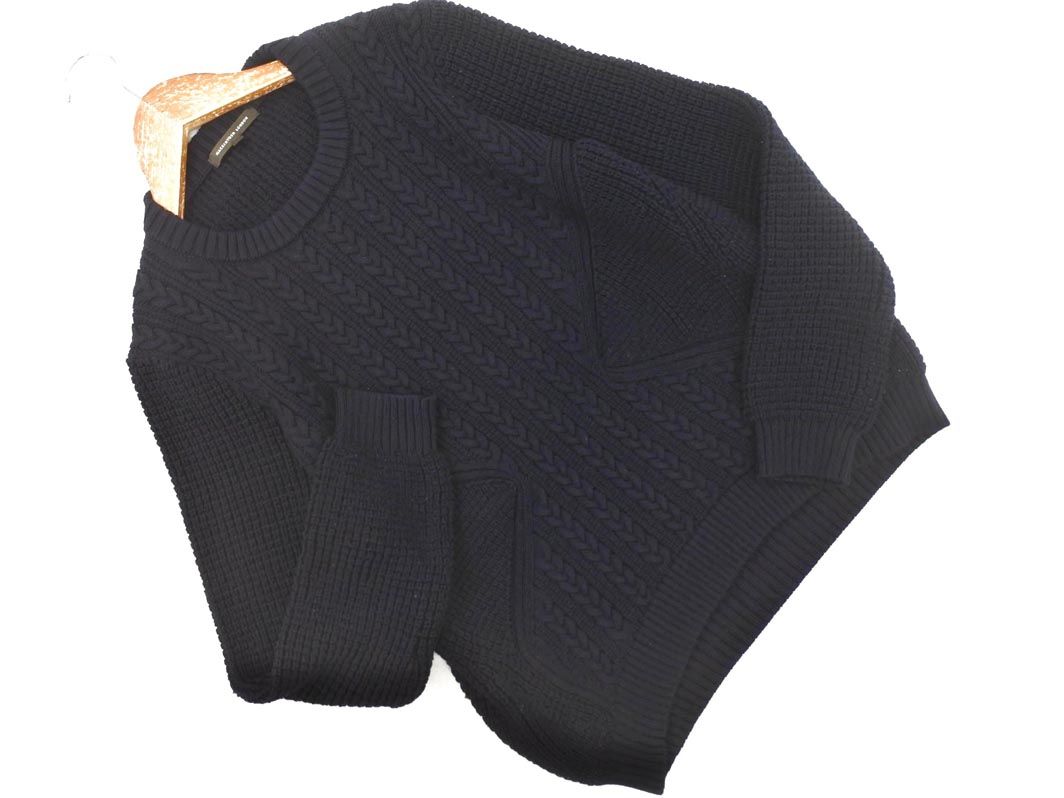 未使用 マッキントッシュロンドン カーディガン ニット ウール ミドル 黒 44 未使用 マッキントッシュロンドン カーディガン ニット ウール