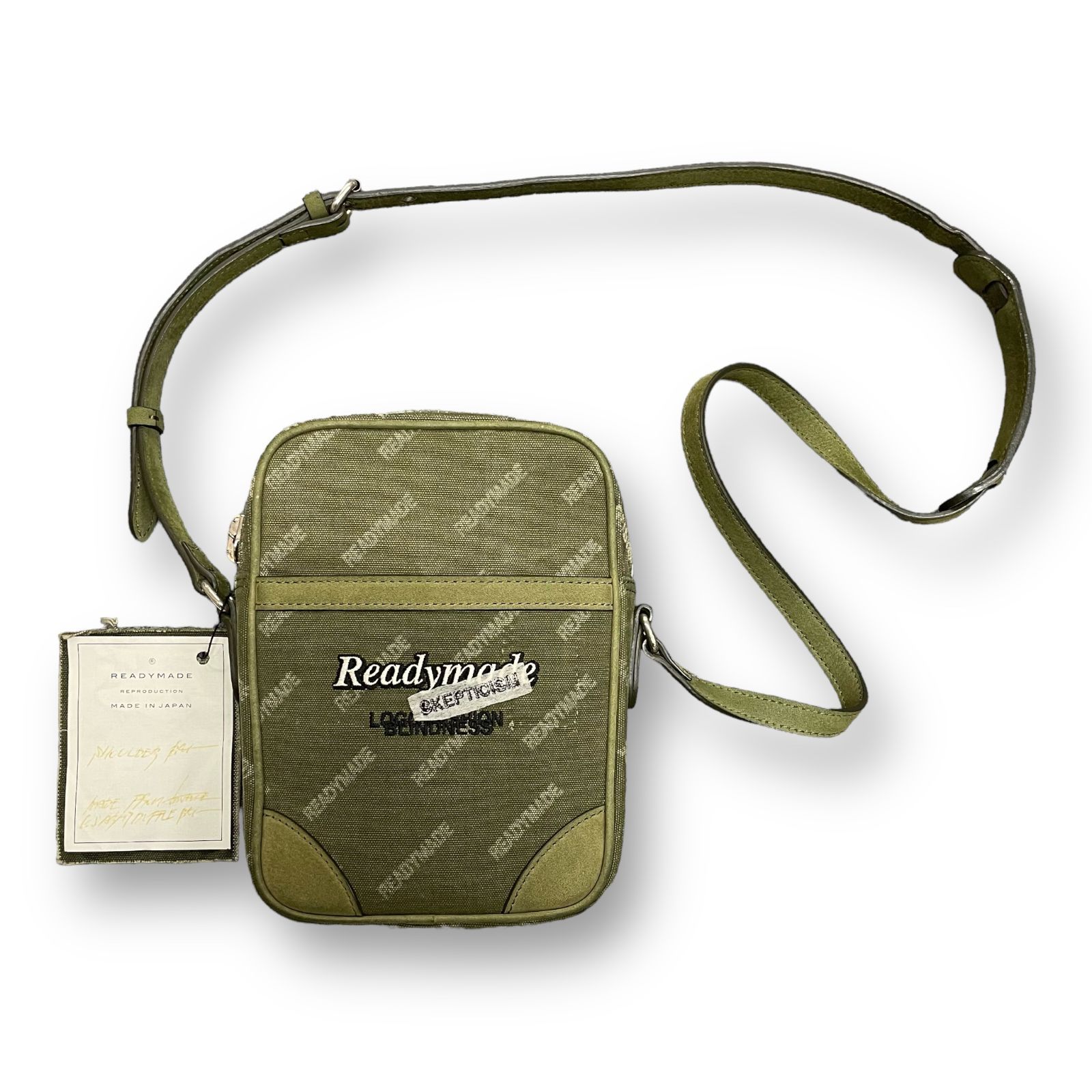 新品 定価132000円 READY MADE NANO SHOULDER BAG KHAKI キャンバス 