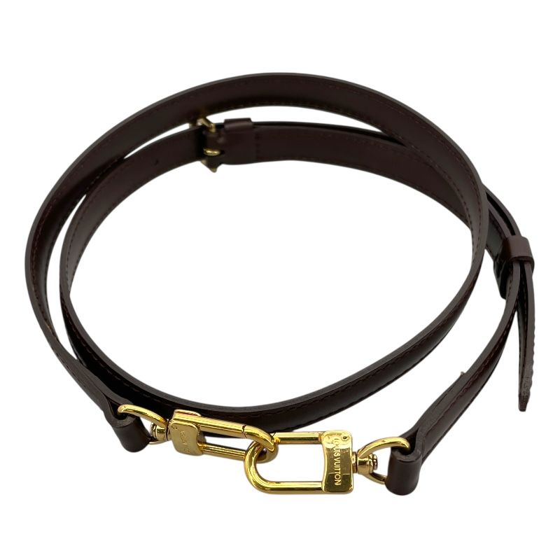 ルイ・ヴィトン LOUIS VUITTON ストラップ ブラウン レザー ユニ