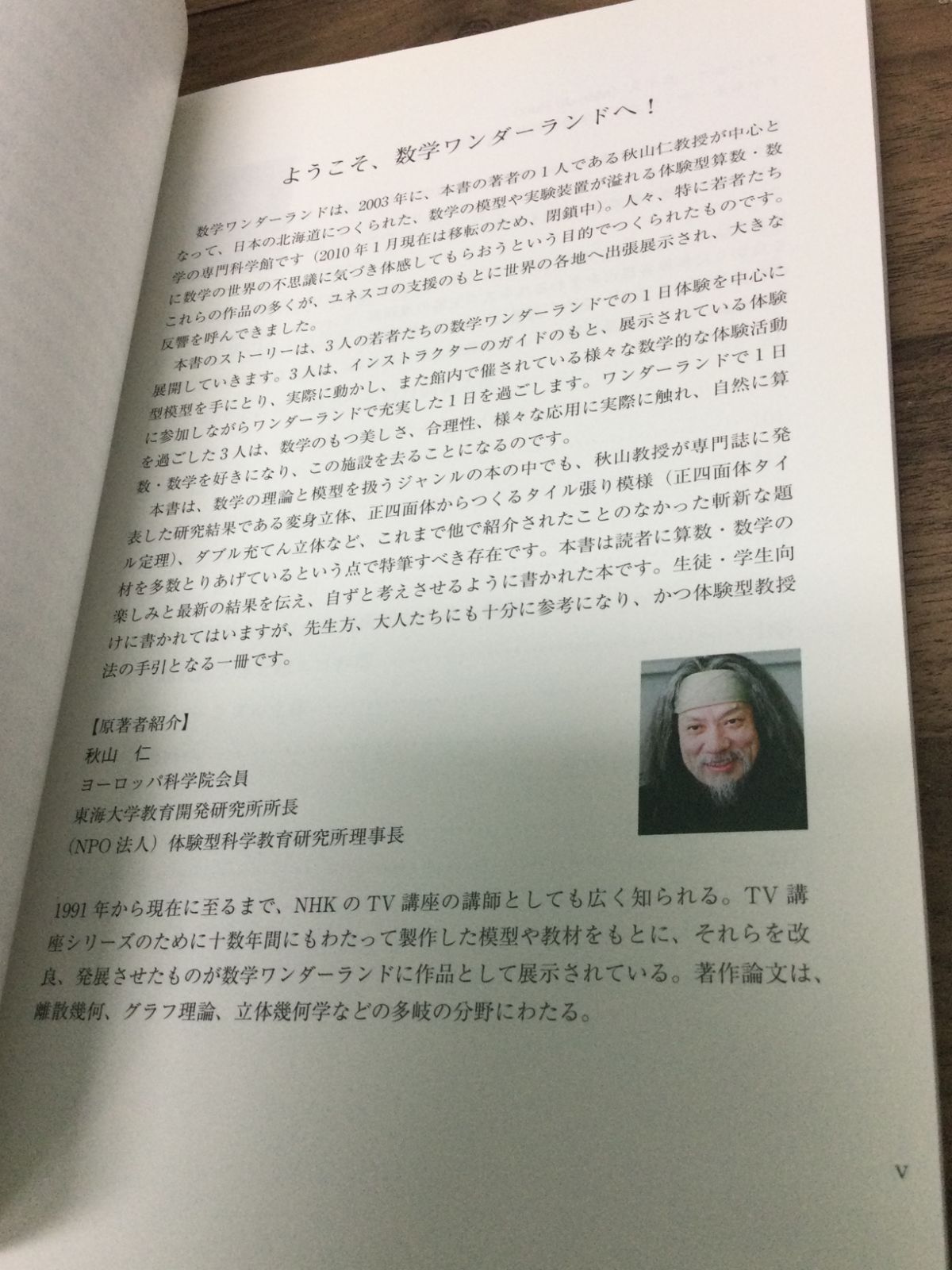 数学ワンダーランドへの1日冒険旅行 秋山 仁 著, マリジョー ルイス 著