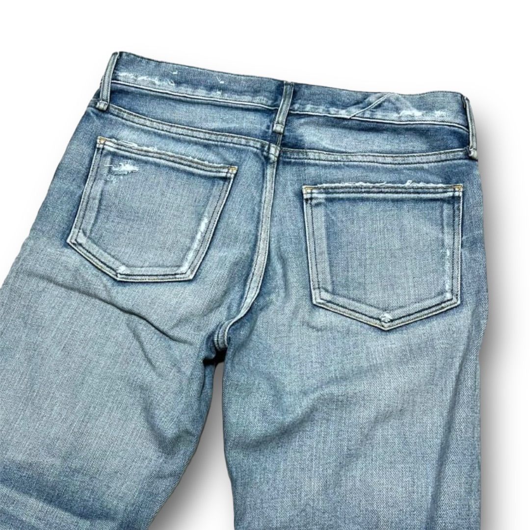 アッパーハイツ】280219インディゴカラーデニムサイズ22日本製