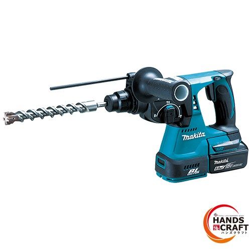 マキタ makita 24mm 充電式ハンマドリル HR244DRGX 18V6.0Ahバッテリ×2 充電器 ケース付 ビット別売品 ♥ 純正品