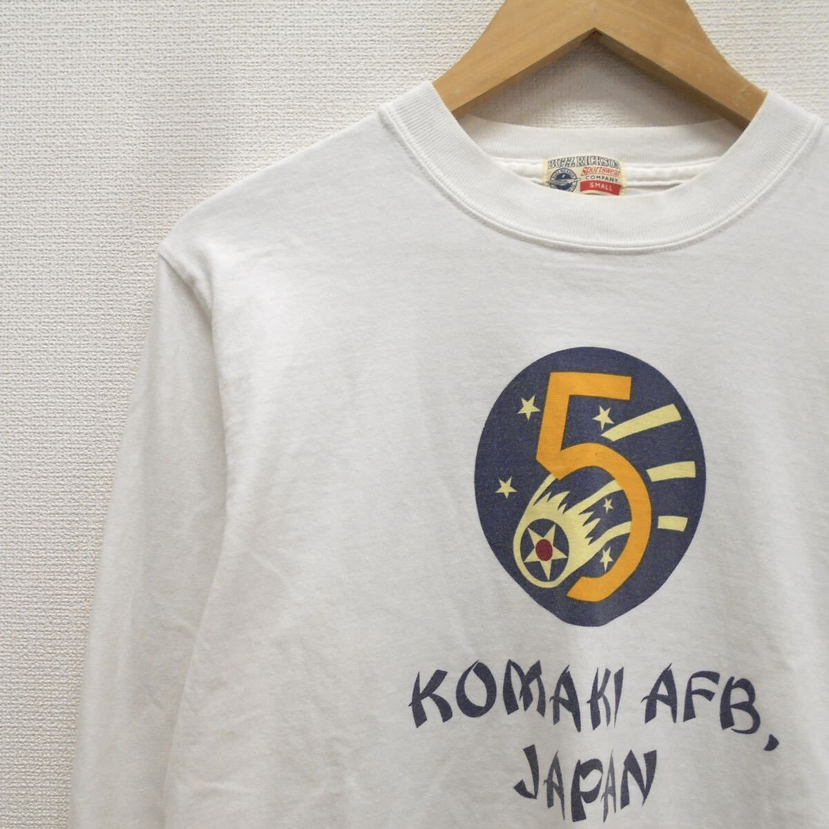 BUZZ RICKSON\u0027S バズリクソンズ KOMAKI AFB JAPAN 長袖Tシャツ ロンT