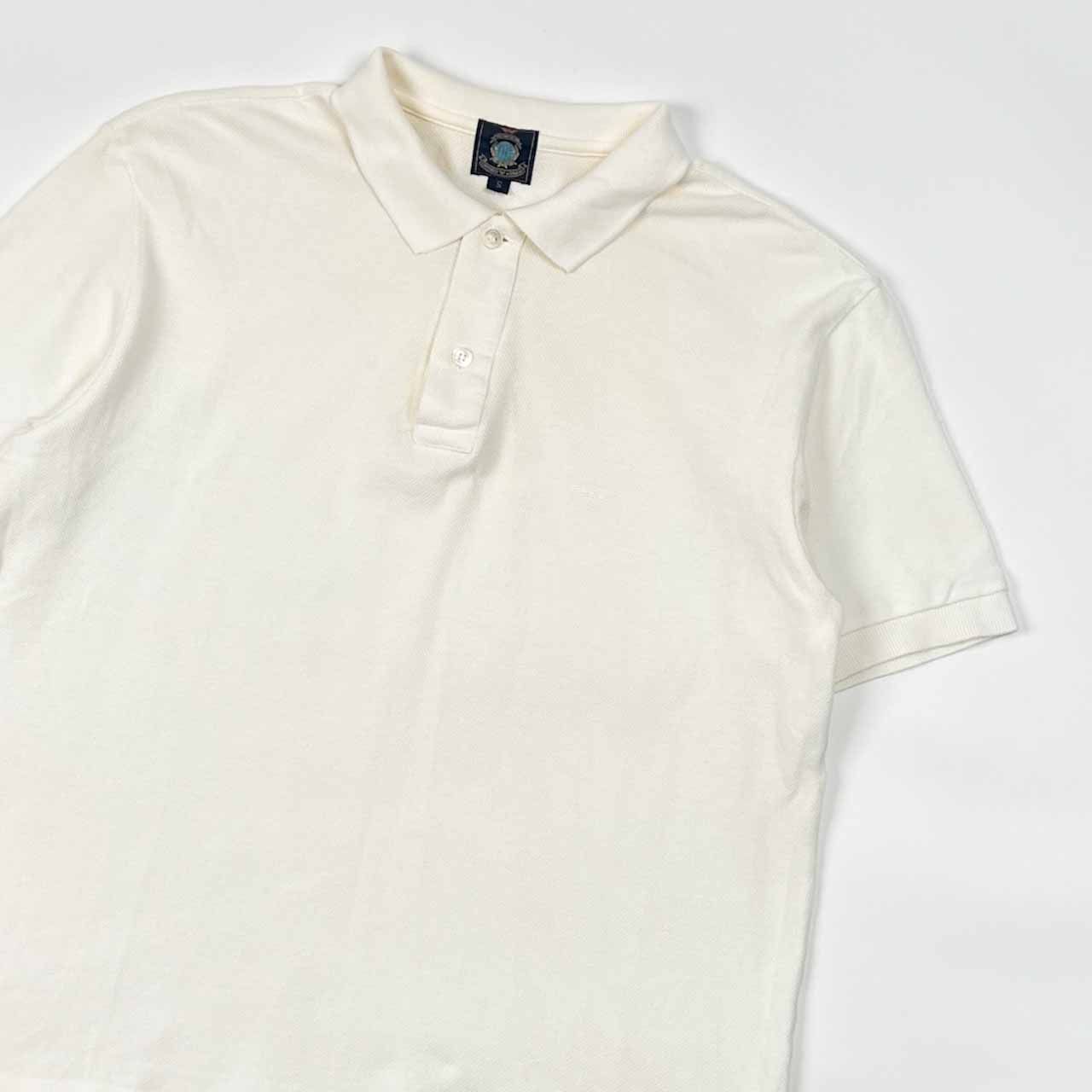 90s EMPORIO ARMANI エンポリオ アルマーニ ワンポイント 鹿の子 半袖 
