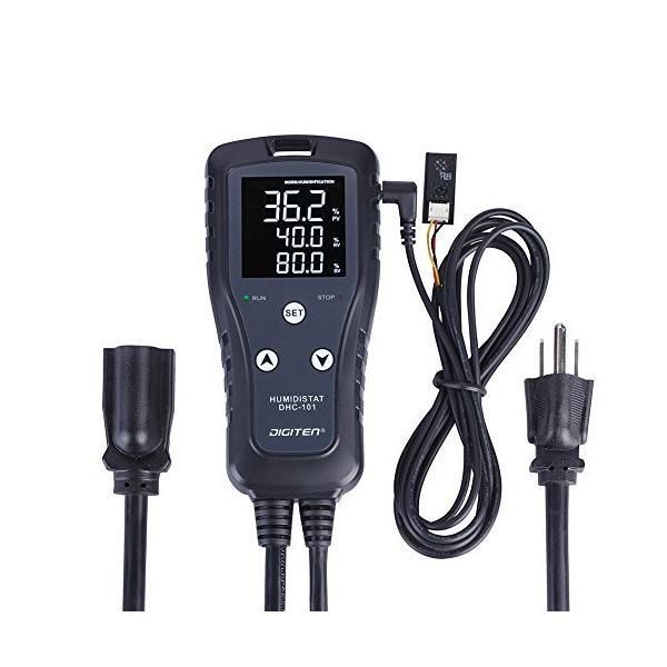 DIGITEN DHC101湿度コントローラーデジタル湿度制御コンセント加湿器キノコ温室爬虫類発酵自家醸造用除湿器