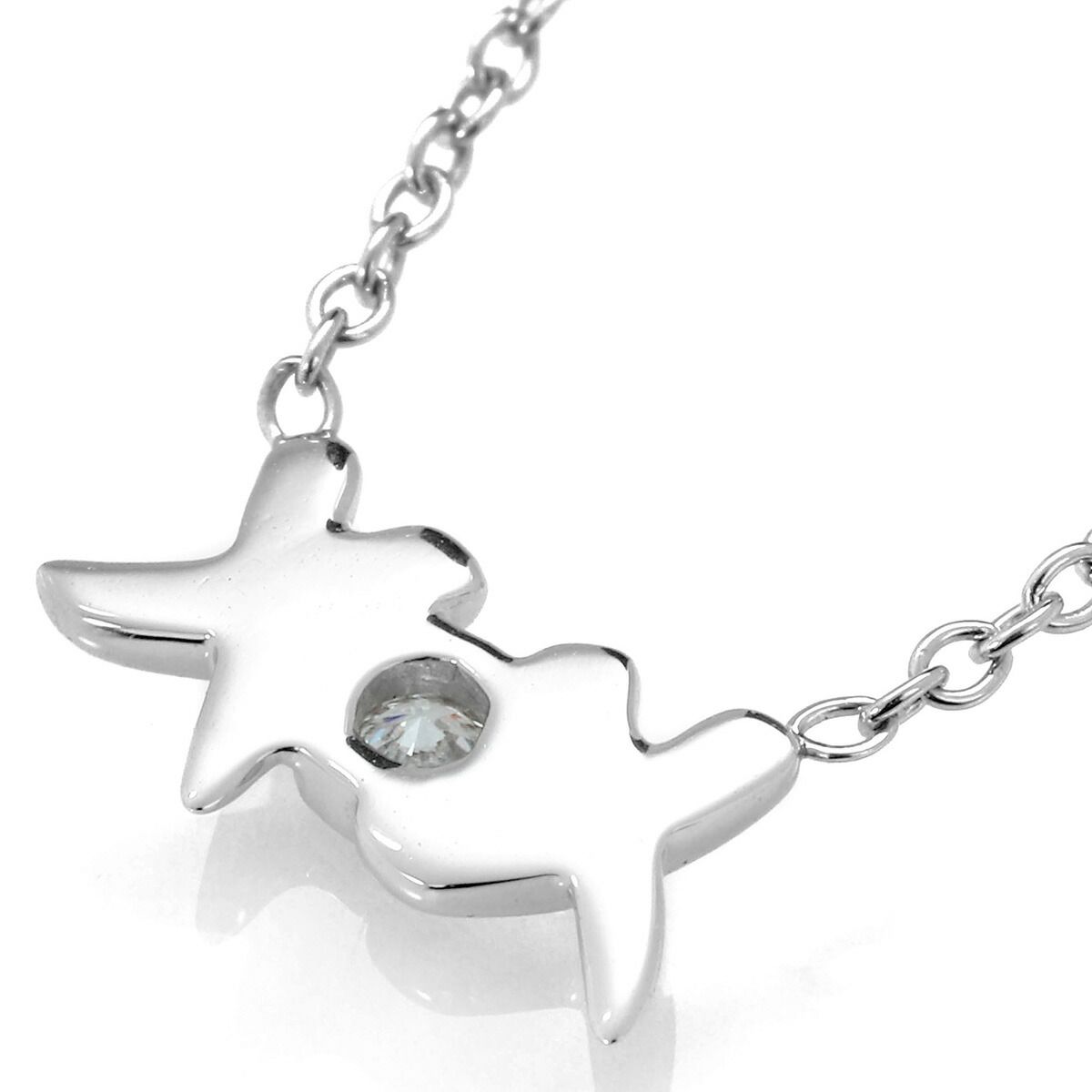 ティファニー パロマ・ピカソ ラブ&キス ネックレス ダイヤモンド K18  