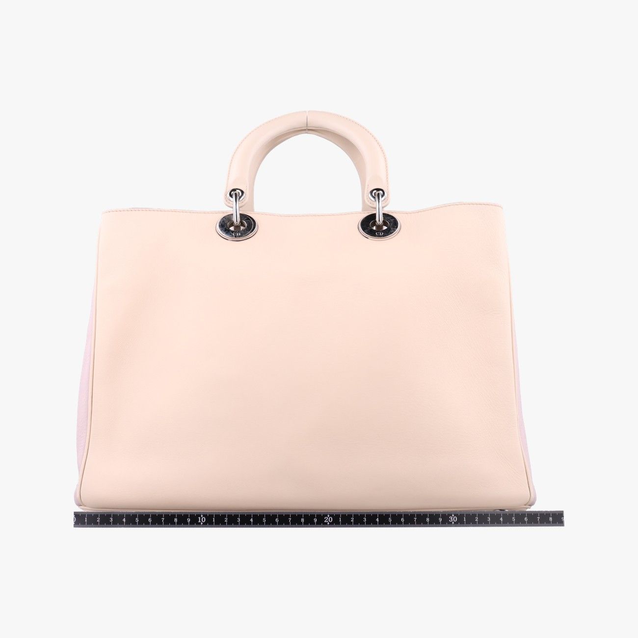 クリスチャンディオールChristian Diorディオリッシモ ベージュ×パープル レザー 09- MA-1112