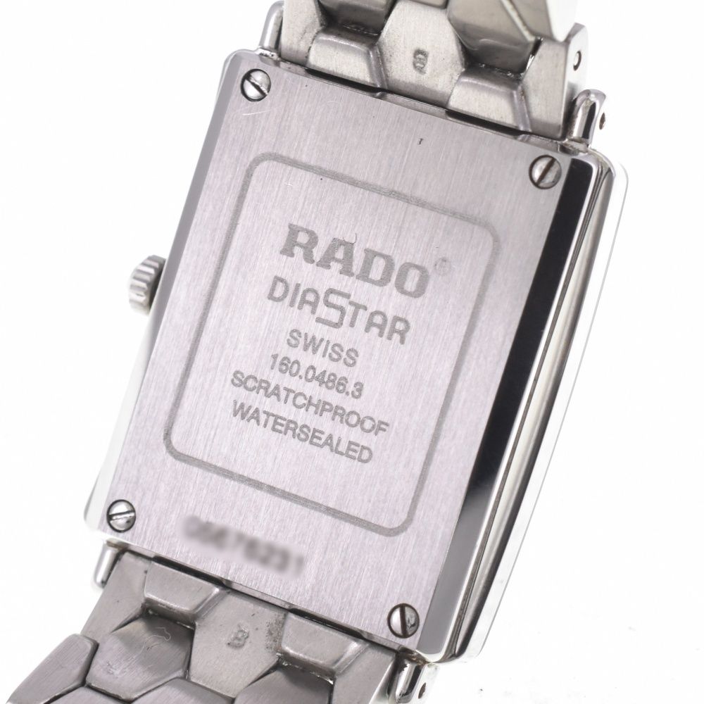 ラドー RADO 160.0486.3 ダイヤスター デイト クォーツ メンズ 美品