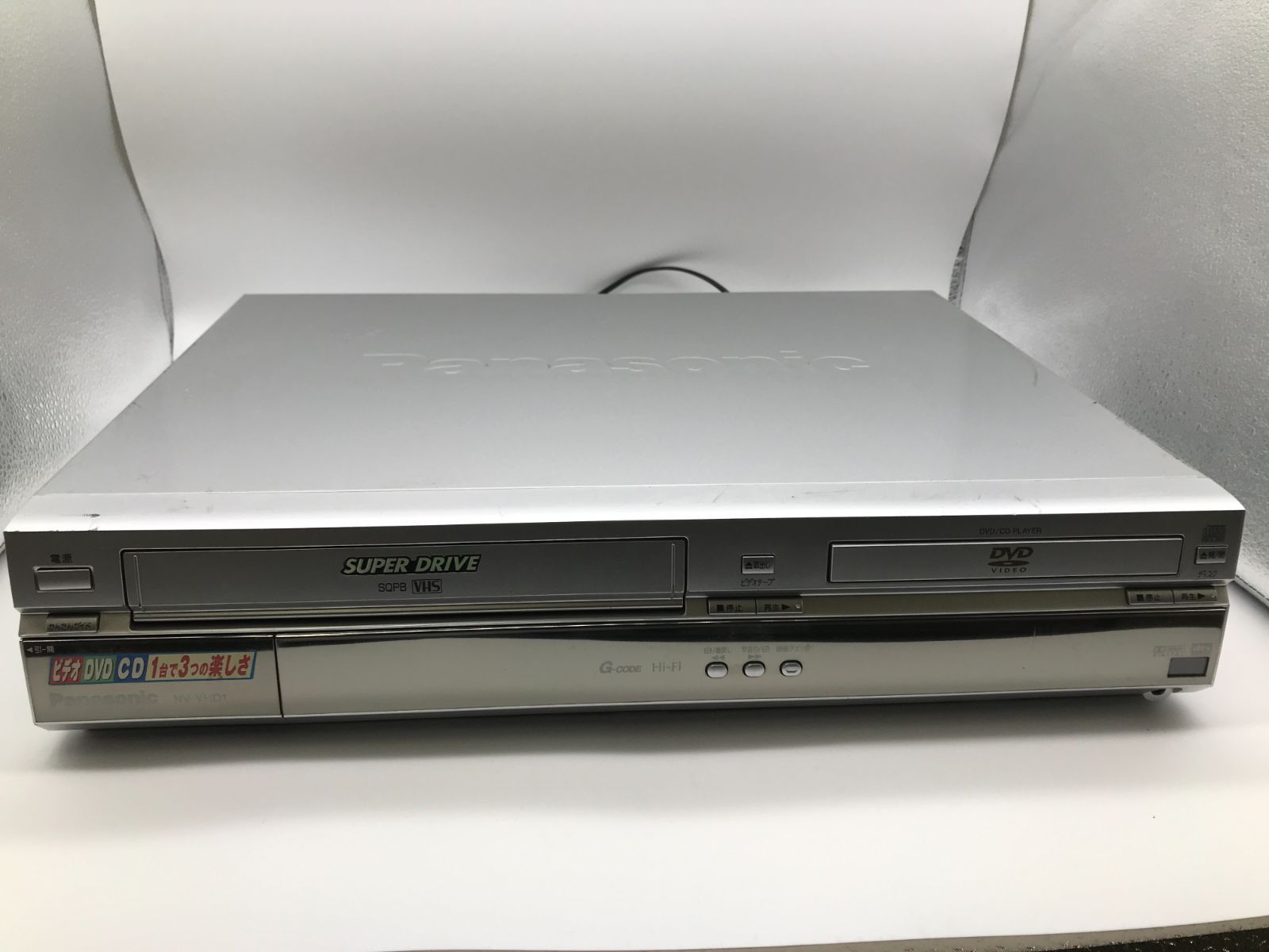 ［Panasonic］NV-VHD1   VHS／DVDレコーダー Panasonic］NV-VHD1 VHS／DVDレコーダー
