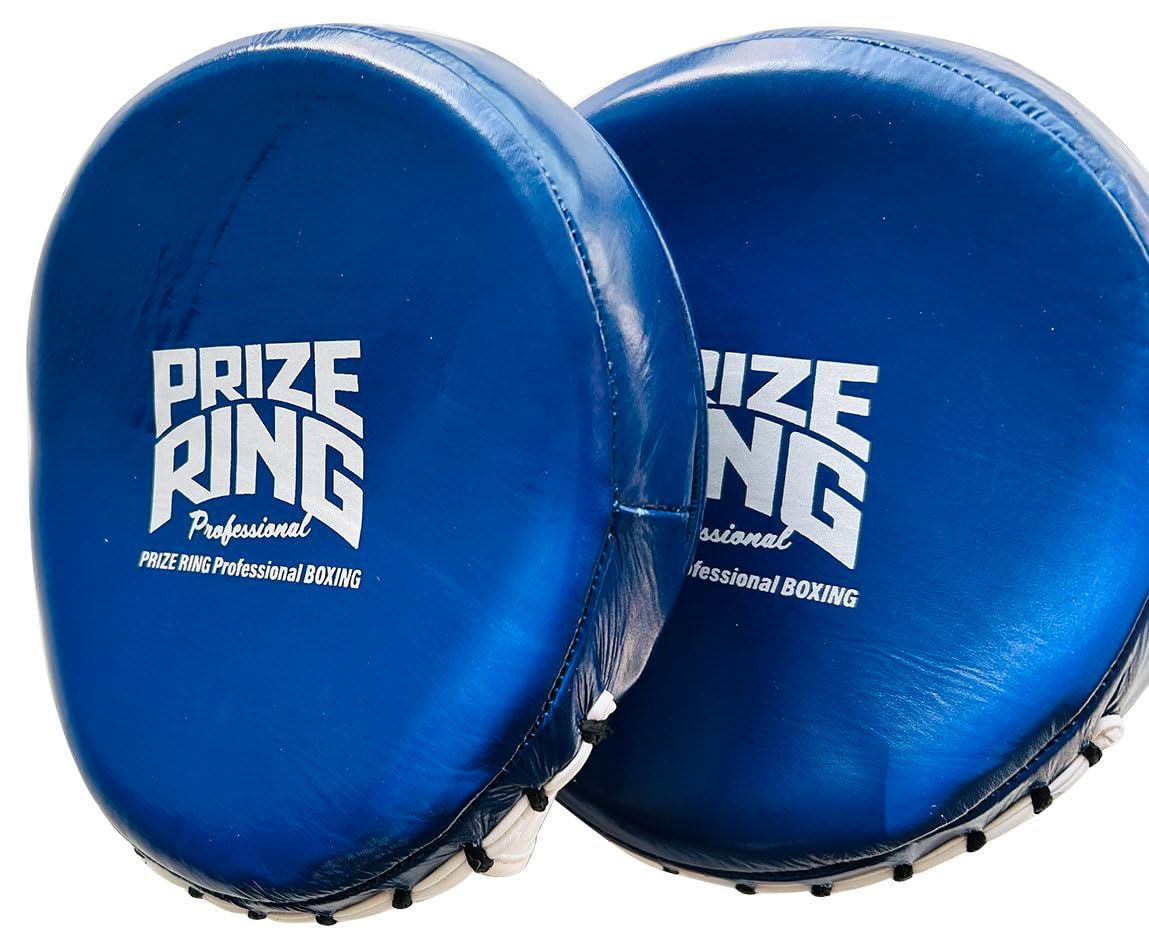 S ネイビー 小型 薄型 軽量ミット ボクシング用 RING プライズリング PRIZE