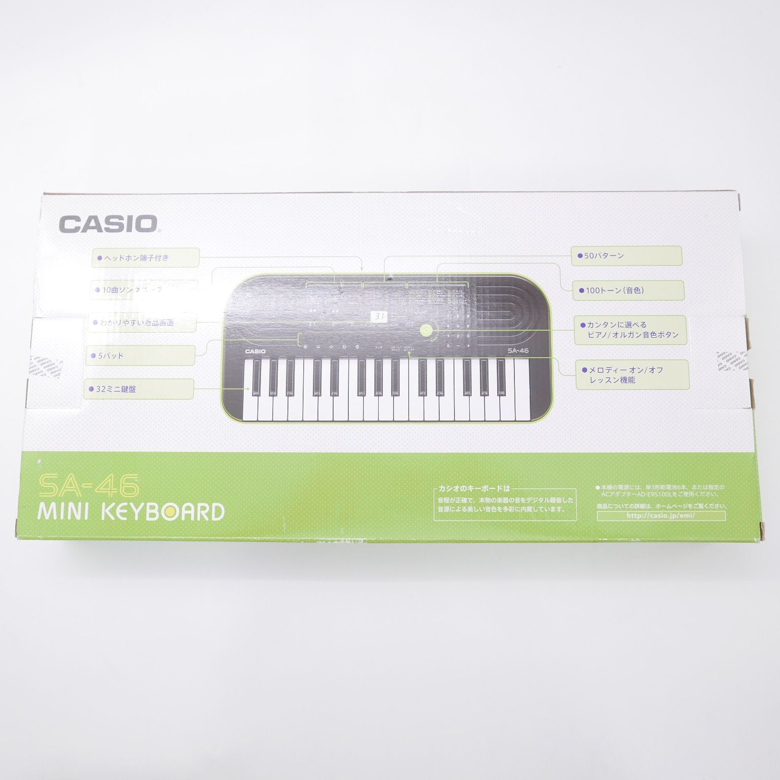 CASIO カシオ MINI KEYBOARD Casiotone 32 ミニ鍵盤 電子ミニキーボード SA-46