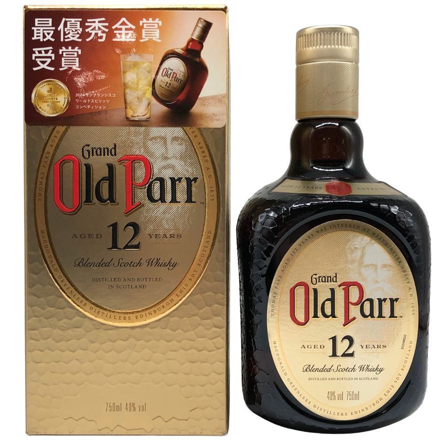 い*し様 4本セット　古酒 グランドOLD PARR 12年 スコッチウイスキー グランド オールドパー エクストラ リッチ 12年 40% 750ml【J4