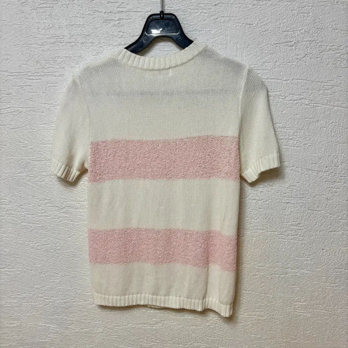 Courreges 21 半袖ニット　ヴィンテージニット　ピンク　サイズ38 Courreges 21 半袖ニット ヴィンテージニット ピンク サイズ38