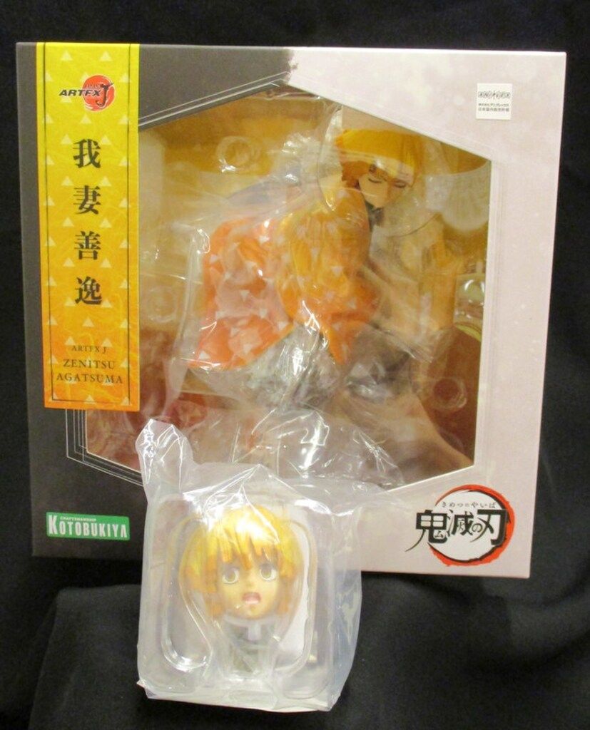 鬼滅の刃　我妻善逸　コトブキヤ　特典付き　未開封 コトブキヤ ARTFX J/鬼滅の刃【我妻善逸 特典表情替えパーツ付き