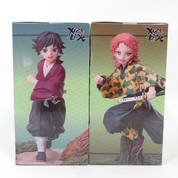 中古 未開封品 XrossLink 鬼滅の刃 幼少期の冨岡義勇/錆兎 2体