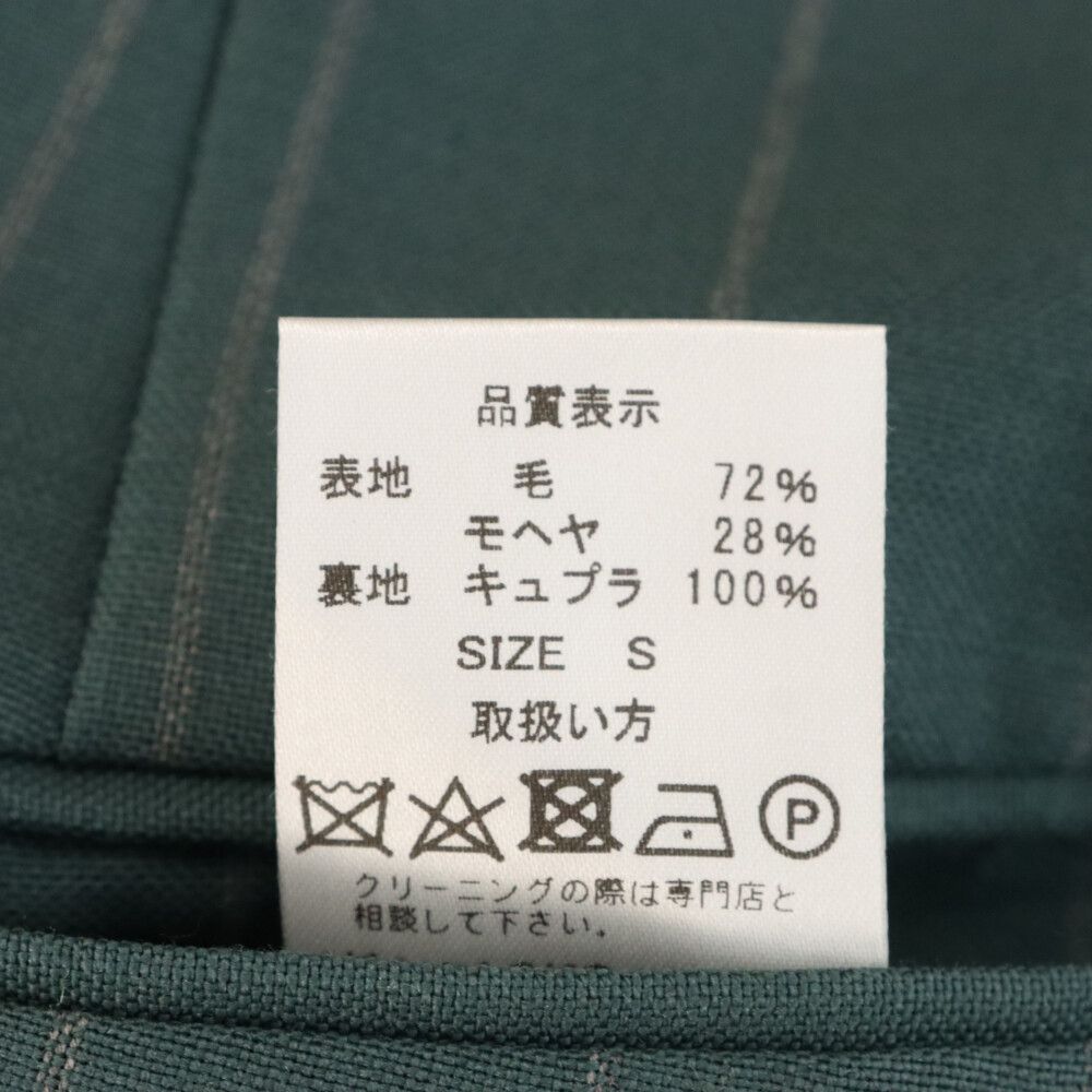 WACKO MARIA (ワコマリア) 22AW DORMEUIL STRIPED PLEATED TROUSERS