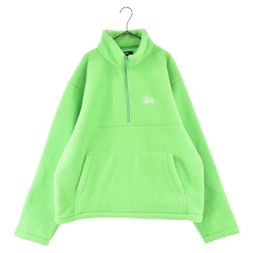 ☆入手困難☆STUSSY HALF ZIP MOCK NECK ハーフジップ - スウェット ☆入手困難☆STUSSY HALF ZIP MOCK NECK ハーフジップ - スウェット
