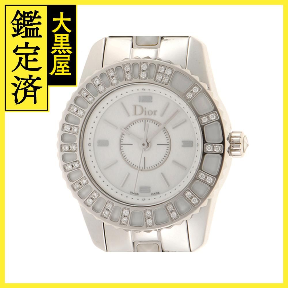 Dior ディオール 腕時計 クリスタル ダイヤベゼル CD112113 ステンレス ...