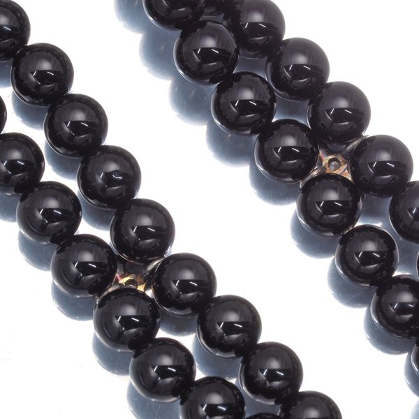 ナミさん専用　ローリーロドキン　オニキス2連ブレスレット ナミさん専用 ローリーロドキン オニキス2連ブレスレット