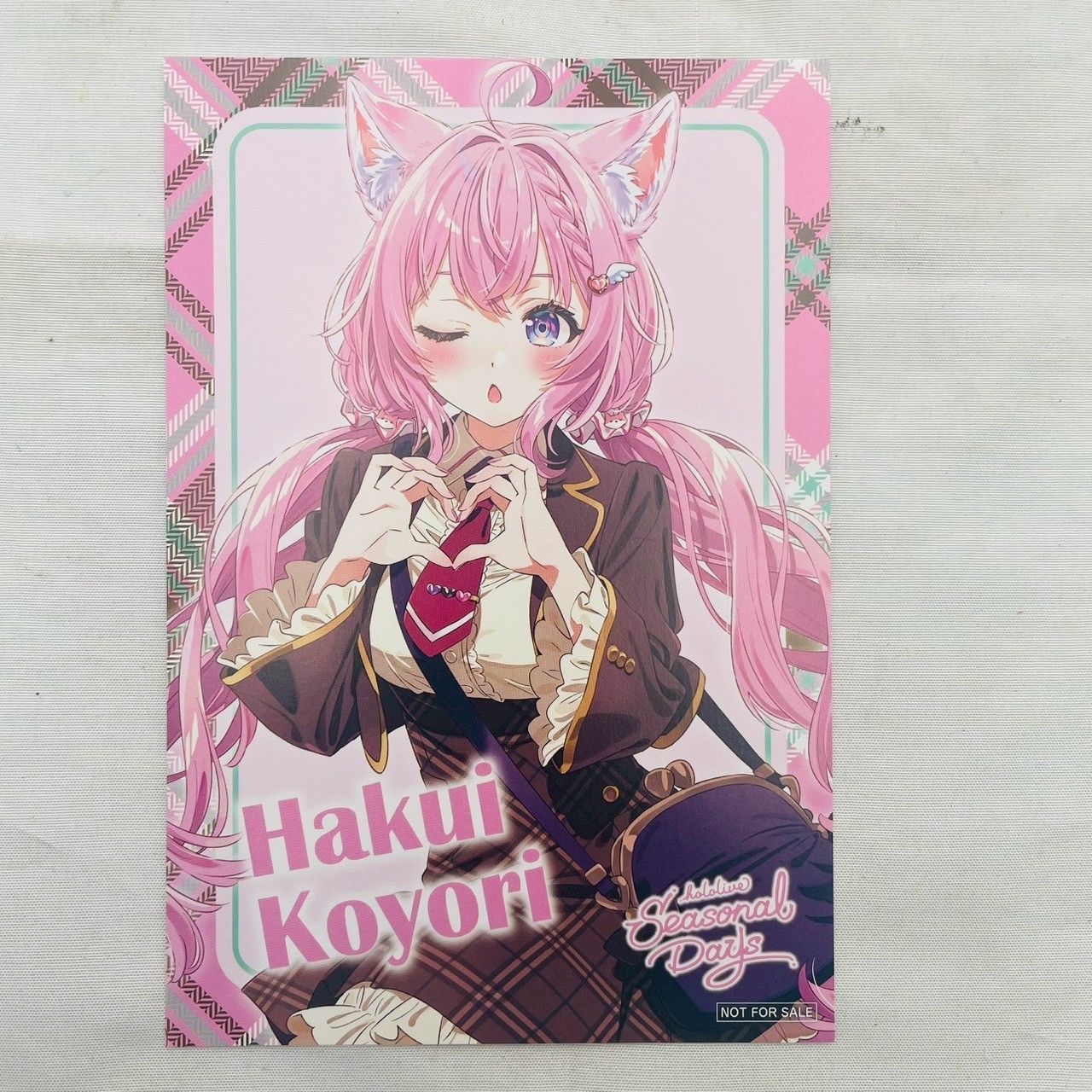 博衣こより ホロライブ　複製サイン　ポストカード ❗️✨ホロライブ公式✨❗️】博衣こより ポストカード