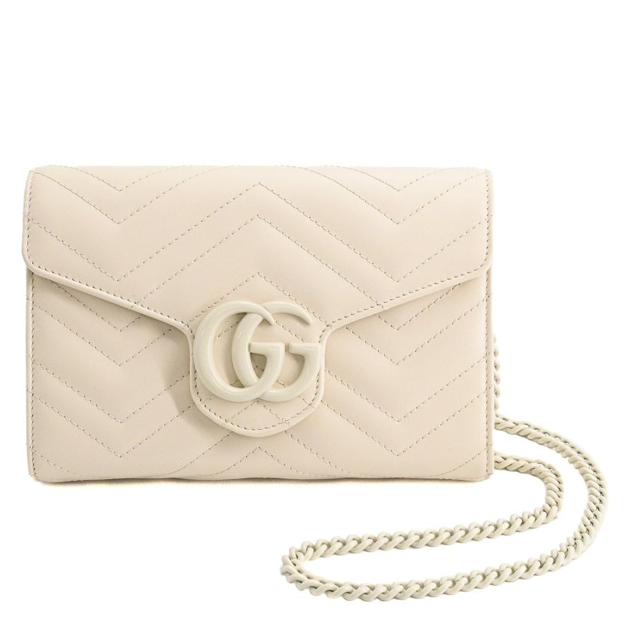 GUCCI グッチ チェーンウォレット GGマーモントチェーンウォレット 474575
